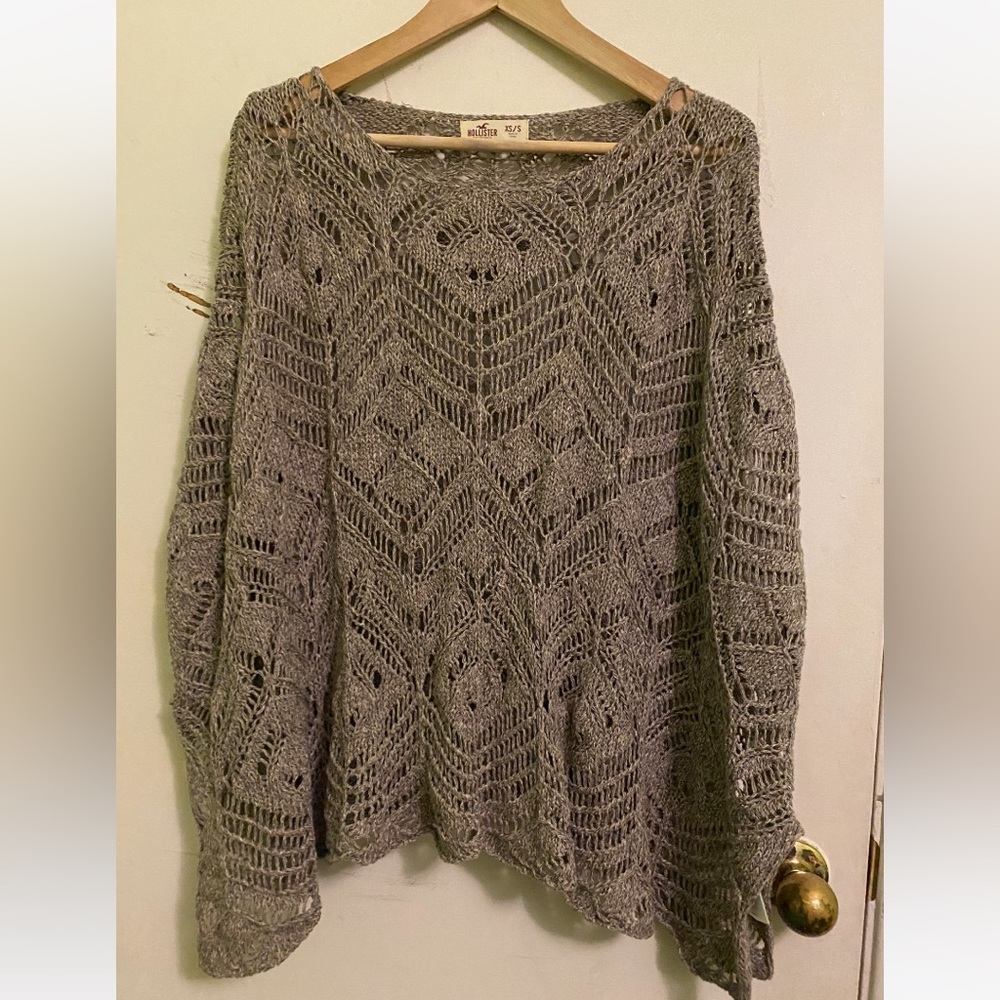 Hollister Crocheted Women's Poncho